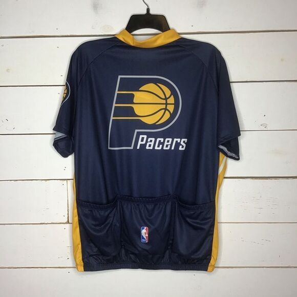 New NBA Indiana Pacers Short Sleeve Cycling Jersey - Picture 2 of 5